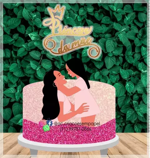 Topo de Bolo - Dia das Mães 7 - comprar online