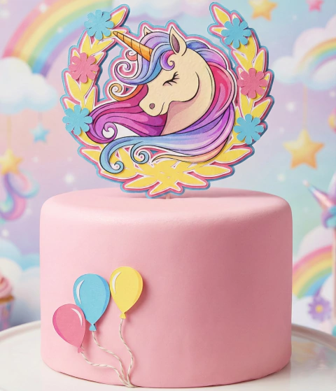 Unicórnio - Topo de Bolo 116 - comprar online