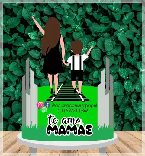 Topo de Bolo - Dia das Mães 15 - comprar online