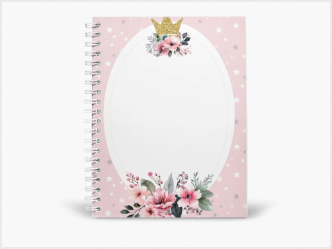 Caderneta de Saúde Princesas Menina