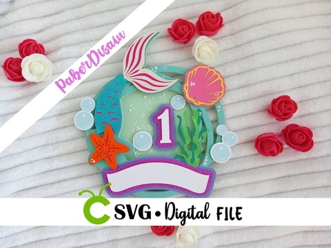 Sereia - Topo de Bolo