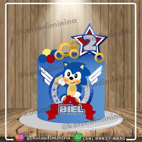 Sonic - Topo de Bolo
