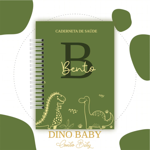 Caderneta de Saúde Dinossauro Menino