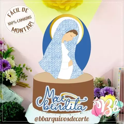 Topo de Bolo - Dia das Mães 64 - comprar online