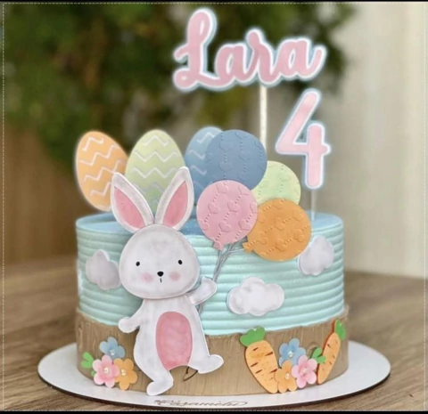 Pascoa -Topo de Bolo 77 - comprar online