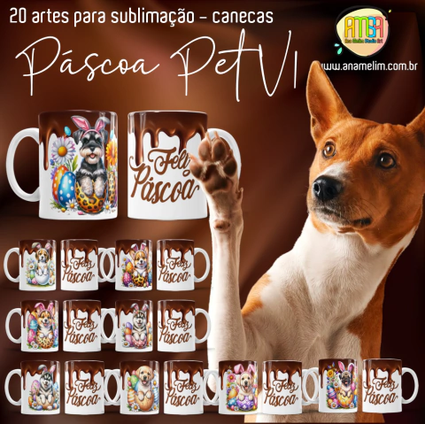 Pascoa - CANECAS DOGS PÁSCOA V1 - comprar online