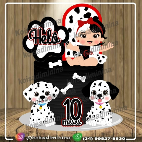 101 Dálmata - Topo de Bolo - comprar online