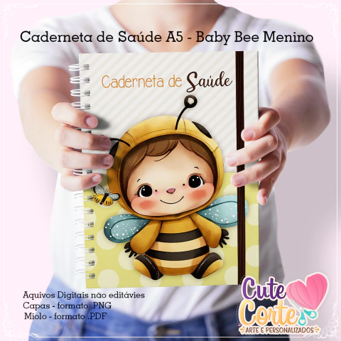 Caderneta de Saúde Abelhinha Menino