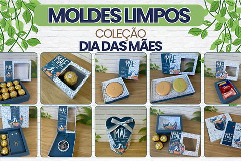 Dia das Mães - Moldes limpos Coleção Mãe - comprar online