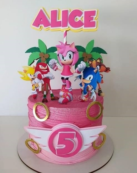 Sonic - Topo de Bolo