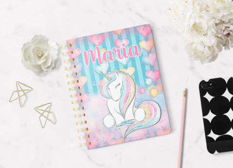 Caderneta de Saúde Unicórnio Menina