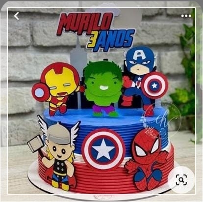 Vingadores - Topo de Bolo