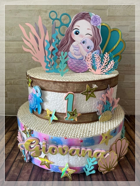 Sereia - Topo de Bolo