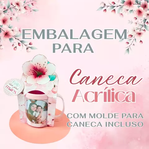 Dia das Mães - CANECA + EMBALAGEM - comprar online