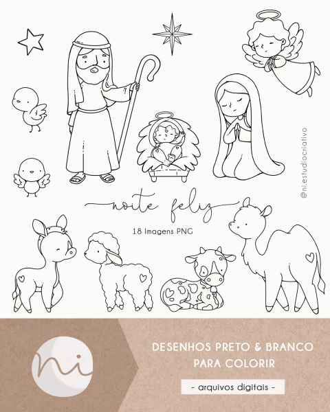 Kit Digital - Noite Feliz - comprar online