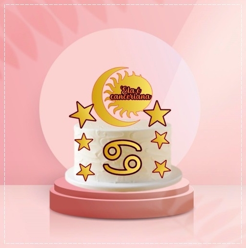 Signos - Topo de Bolo