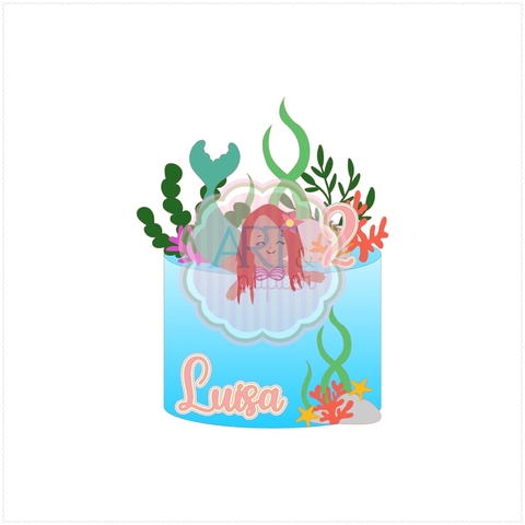 Sereia - Topo de Bolo