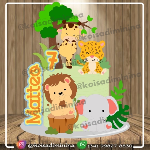 Safari - Topo de Bolo