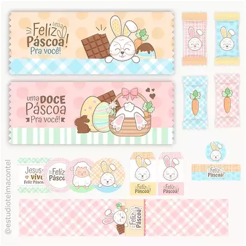 Rótulos para Chocolate PASCOA - comprar online