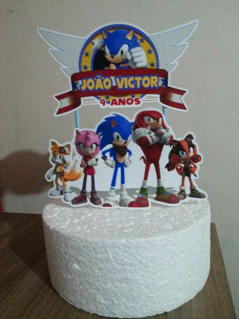 Sonic - Topo de Bolo