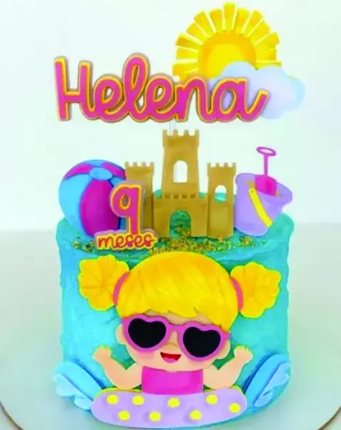 Pool Party - Topo de Bolo - comprar online