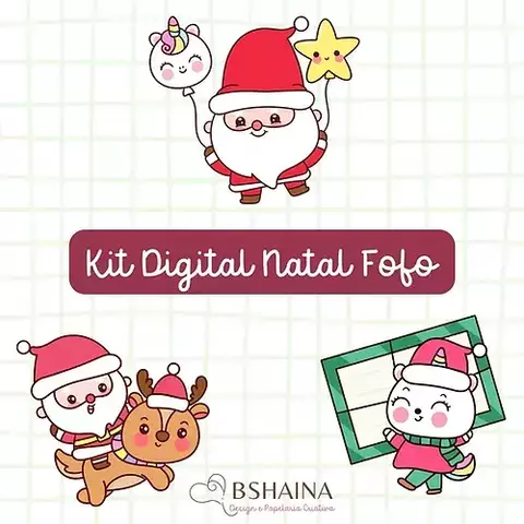 Kit Digital - Natal Fofo