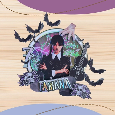 Wandinha - Topo de Bolo - comprar online