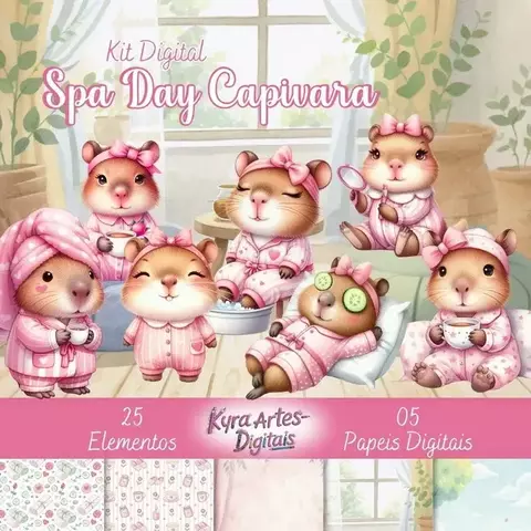 Kit Digital - Capivara Spa Day - comprar online