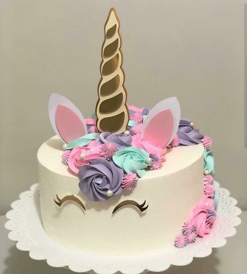 Unicórnio - Topo de Bolo