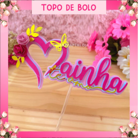 Topo de Bolo - Dia das Mães - comprar online