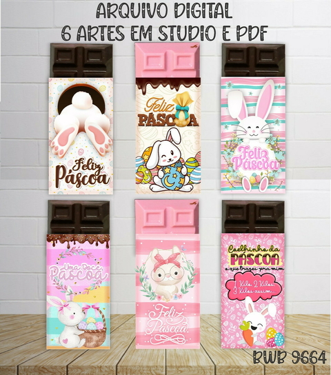 Faixas Barra de Chocolate Páscoa - comprar online