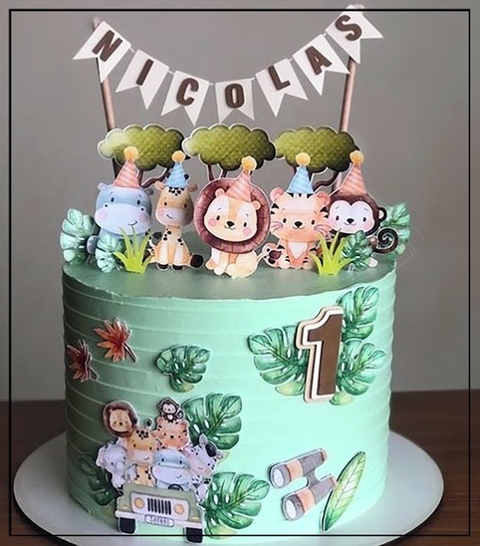 Safari - Topo de Bolo