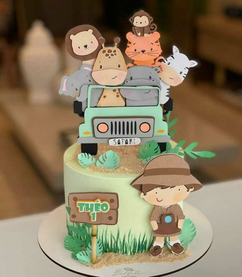 Safari - Topo de Bolo