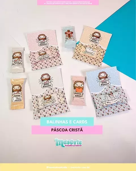 Card Balinhas Cristã Pascoa - comprar online