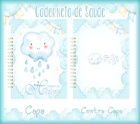 Caderneta de Saúde Chuva de Amor Menino