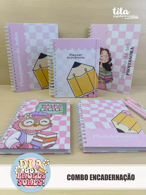 Dia dos Professores - Professores 2025 Combo Encadernação - comprar online