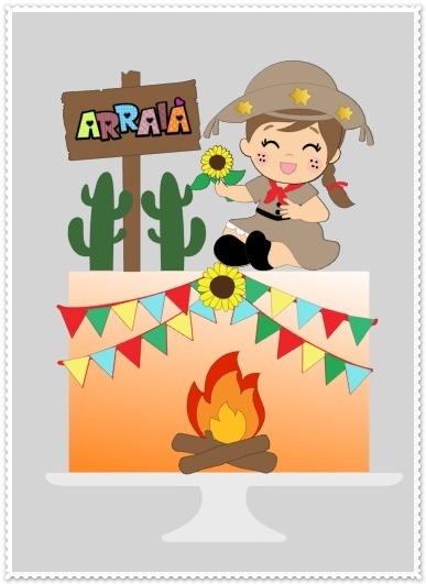 Festa Junina - Topo de Bolo - comprar online
