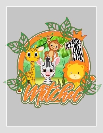 Safari - Topo de Bolo