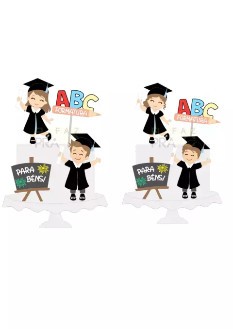 Formatura - ABC - Topo de Bolo