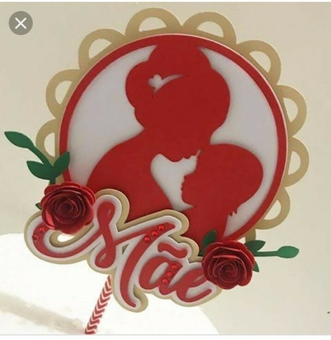 Topo de Bolo - Dia das Mães - comprar online