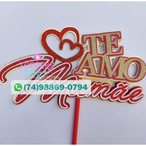 Topo de Bolo - Dia das Mães - comprar online