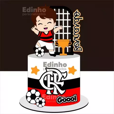Flamengo - Topo de Bolo - comprar online