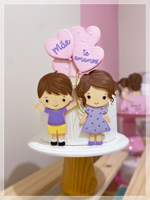 Topo de Bolo - Dia das Mães - comprar online