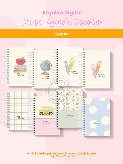 Combo Agenda Escolar