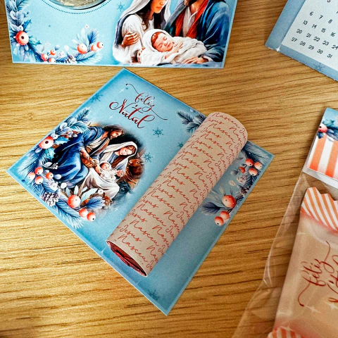 Natal - Cartão com Chocolate