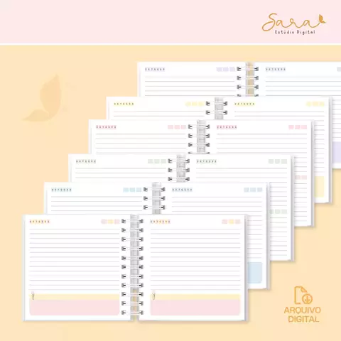 AGENDA NÃO DATADA 15X15 - comprar online