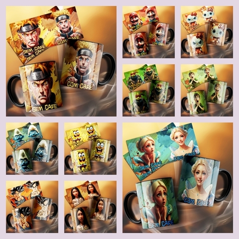 CANECAS - SEM CAFÉ x COM CAFÉ - comprar online