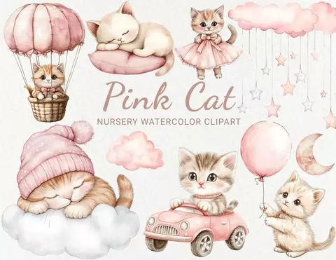 Kit Digital - Cat Pink - comprar online