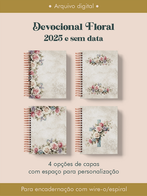 Devocional Floral 2025 e sem data wireo