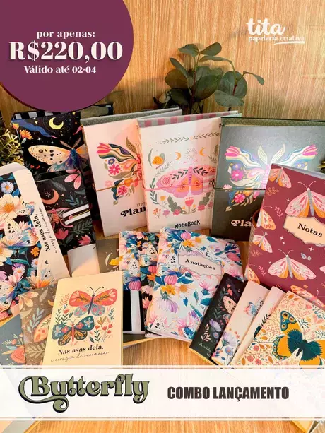 Encadernação - Combo - Butterfly - comprar online
